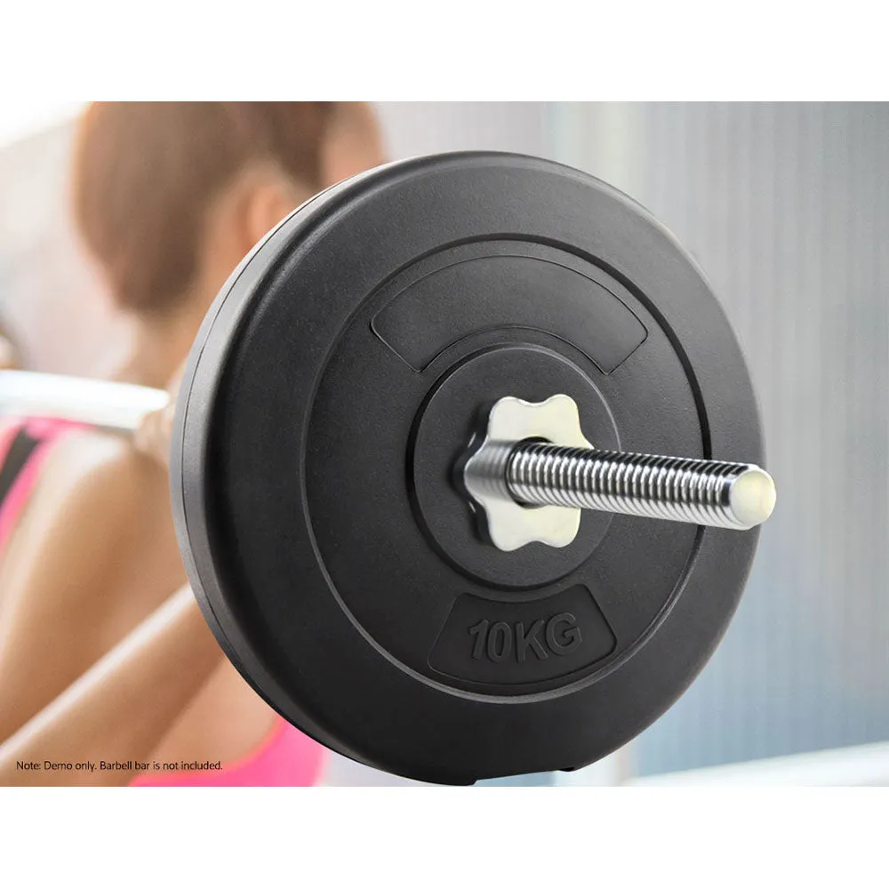 10KG Barbell Weight Plates Standard Home Gym Press Fitness Exercise 2pcs