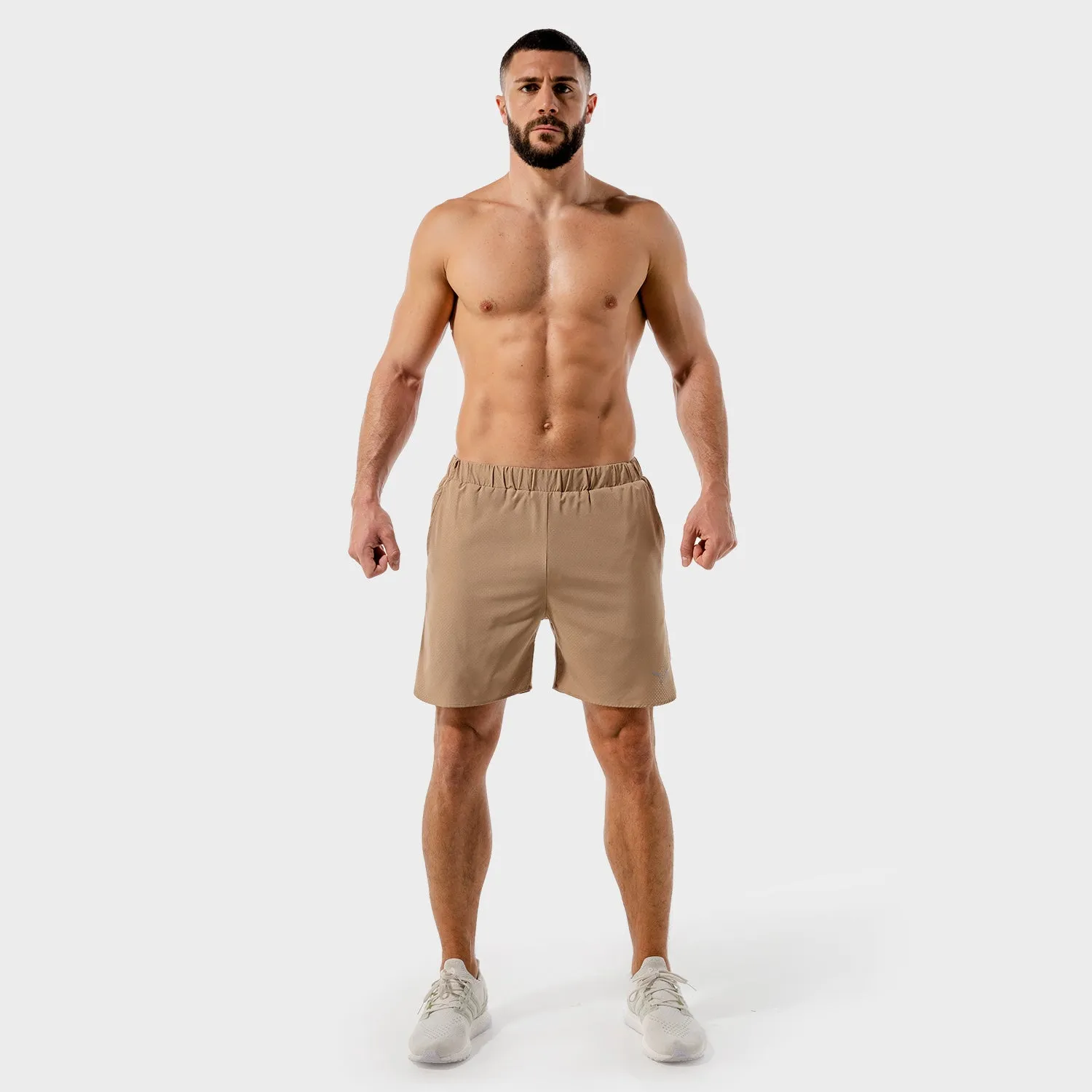 2-in-1 Dry Tech Shorts 2.0 - Taupe