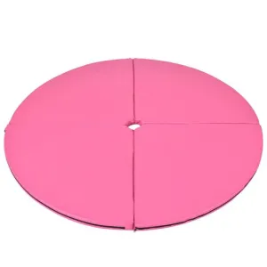 2" Foldable Pole Dance Yoga Exercise Safety Cushion Mat - Pink