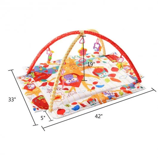 3 In 1 Multifunctional Musical Hanging Toys Play Mat