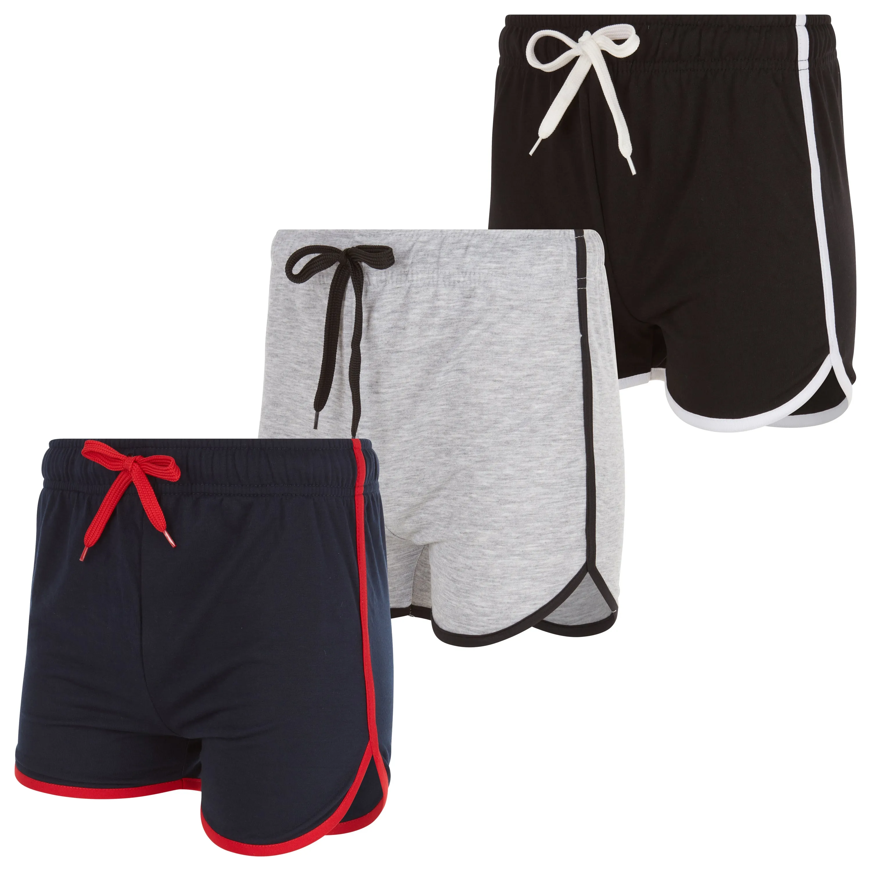 3 Pack: Womens Moisture-Wicking Ladies Hot Shorts - Ideal for Yoga, Running, and Everyday Wear