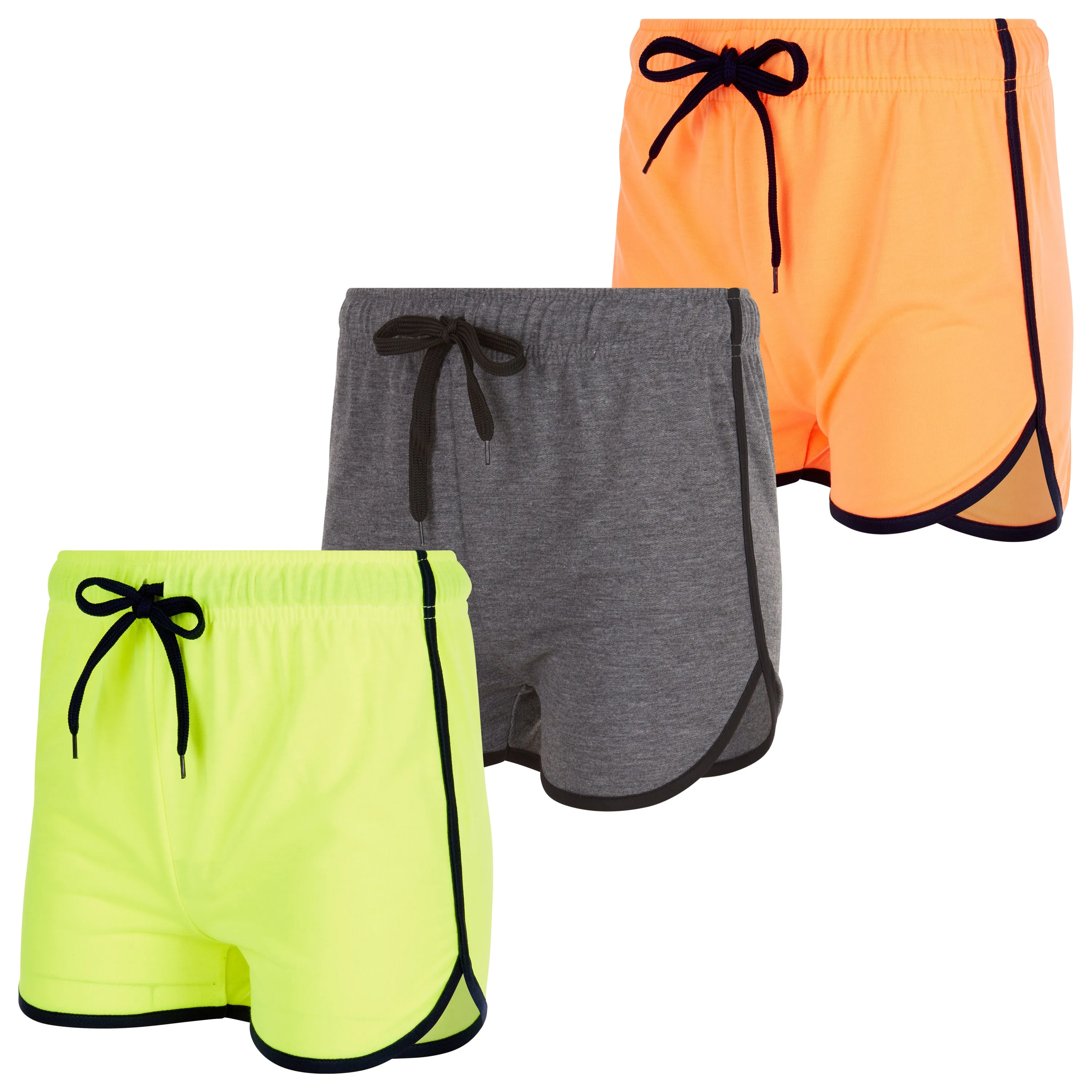 3 Pack: Womens Moisture-Wicking Ladies Hot Shorts - Ideal for Yoga, Running, and Everyday Wear