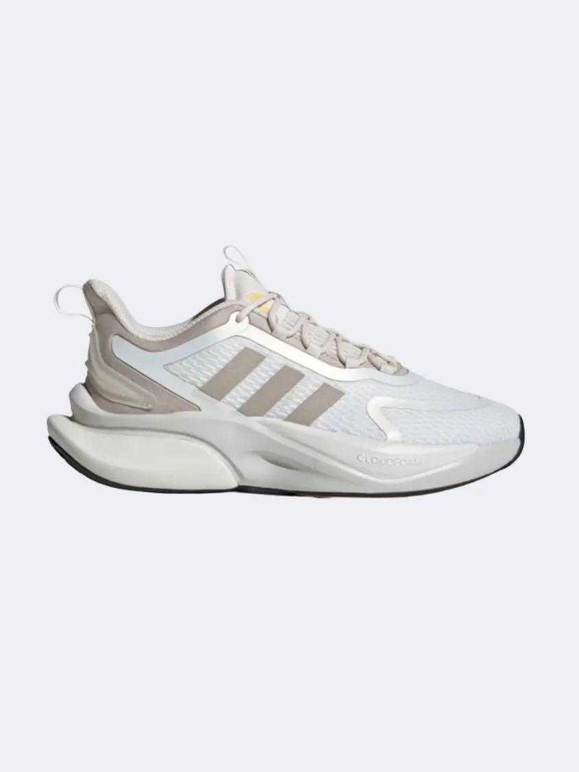 Adidas Alphabounce Plus Women Sportswear Shoes White/Wonder Beige