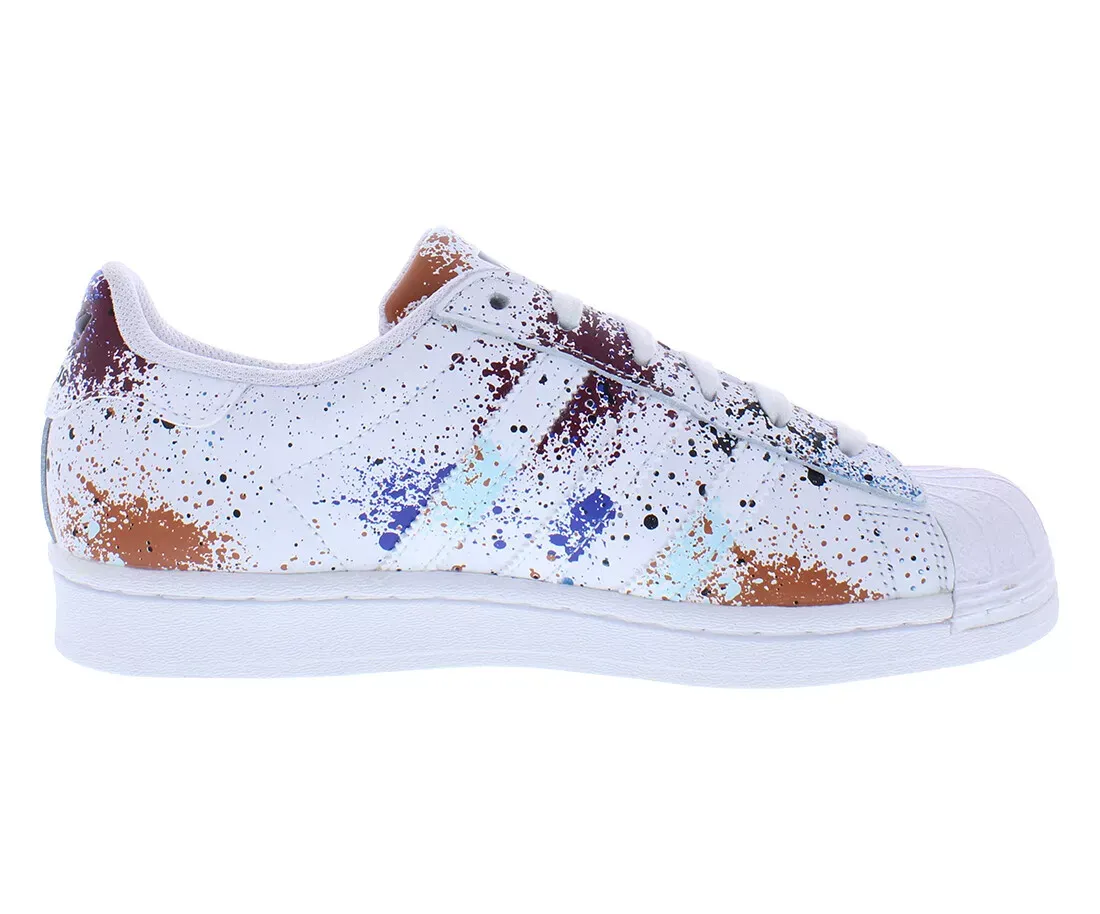 Adidas Kid's Superstar Spray GS Shoes - White / Multi