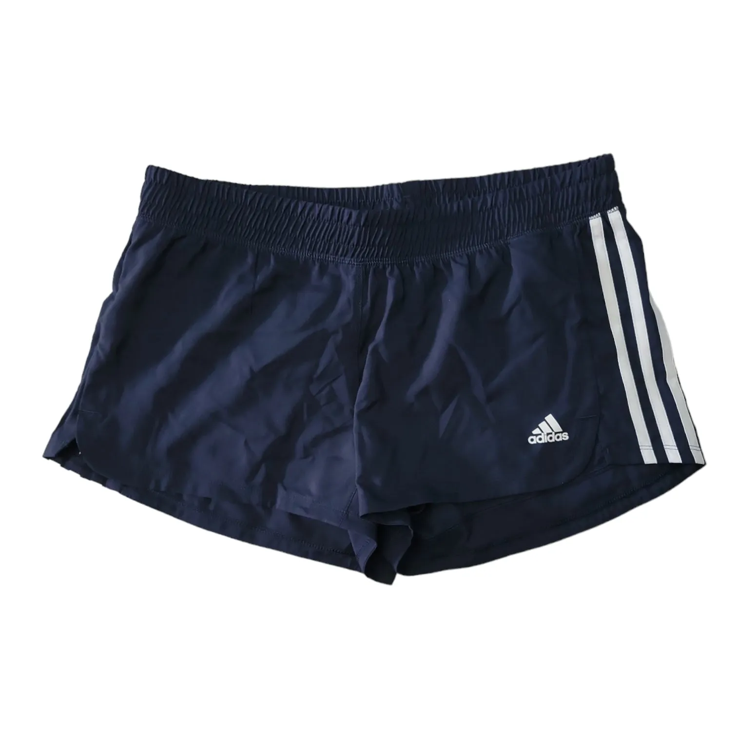 Adidas Ladies Pacer 3-Stripes Moisture Wicking Elastic Waist Short