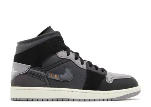 AIR JORDAN 1 MID SE CRAFT "INSIDE OUT BLACK" DM9652 001