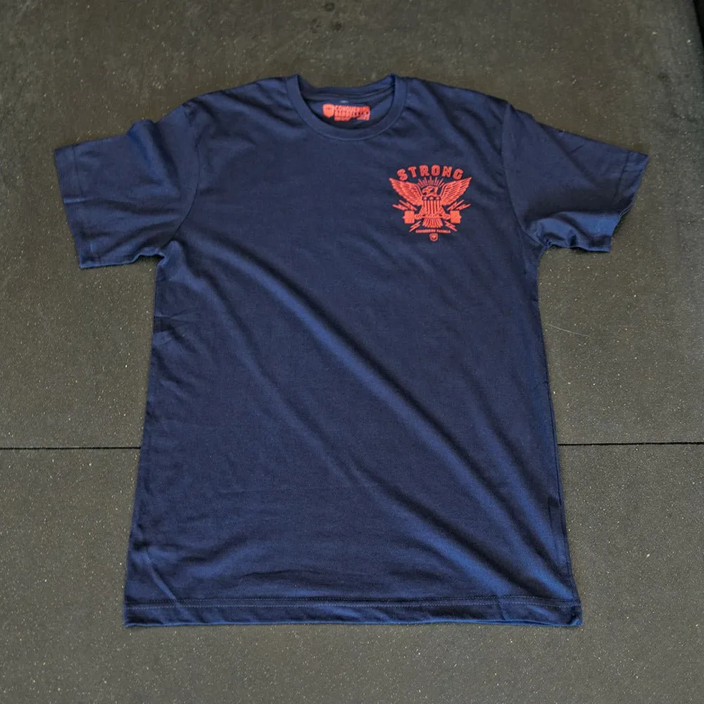 American Strong - Eagle - Navy Tee