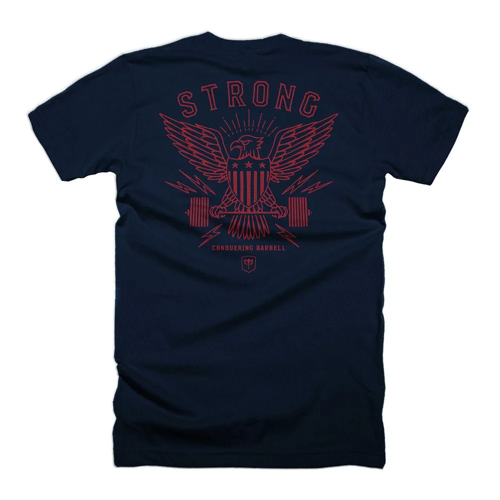 American Strong - Eagle - Navy Tee