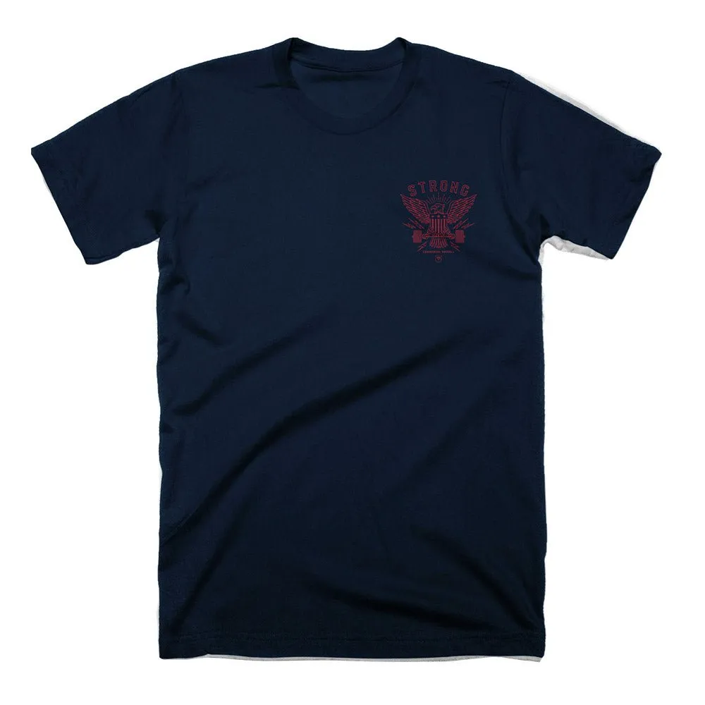 American Strong - Eagle - Navy Tee