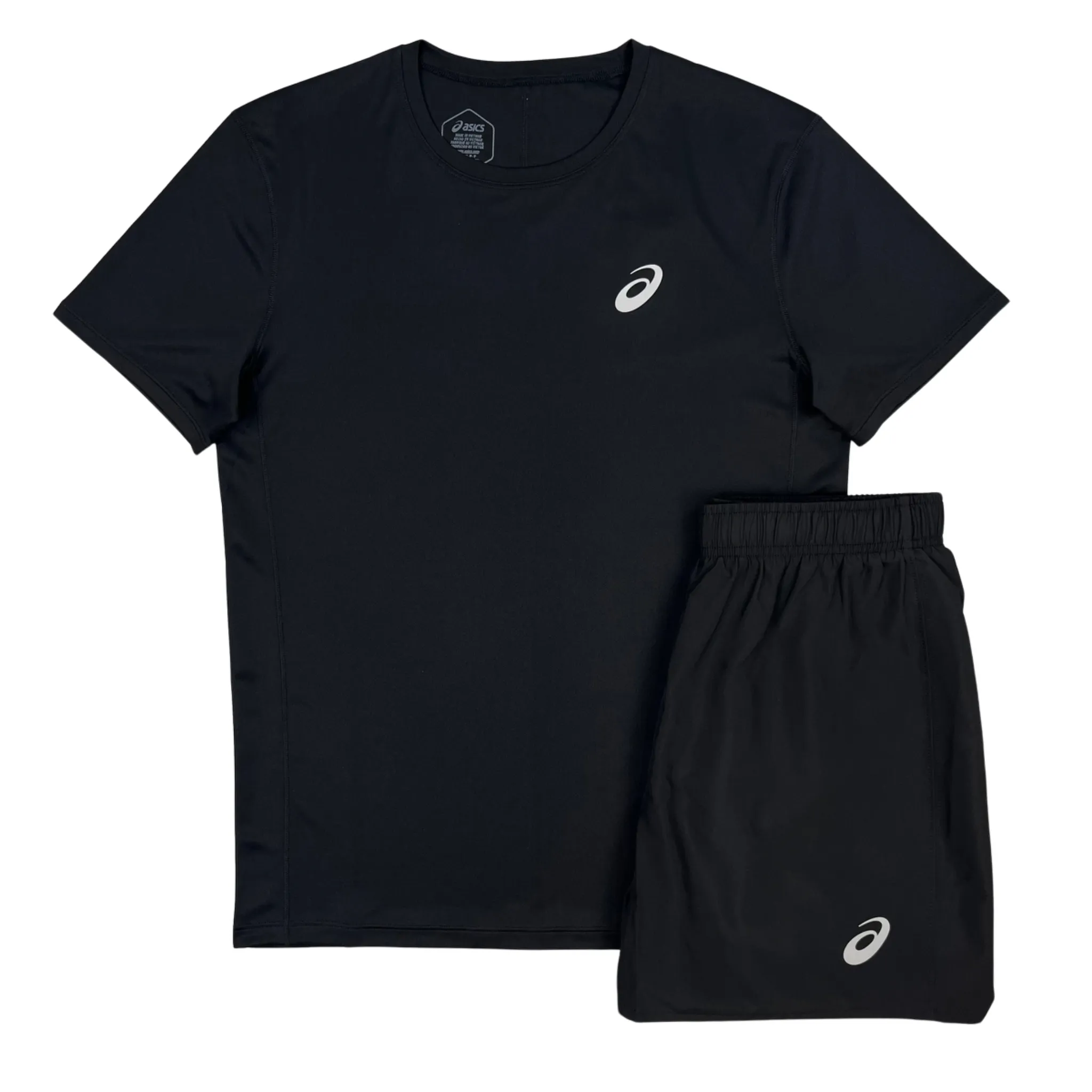 Asics Core T-Shirt / Shorts Set - Black