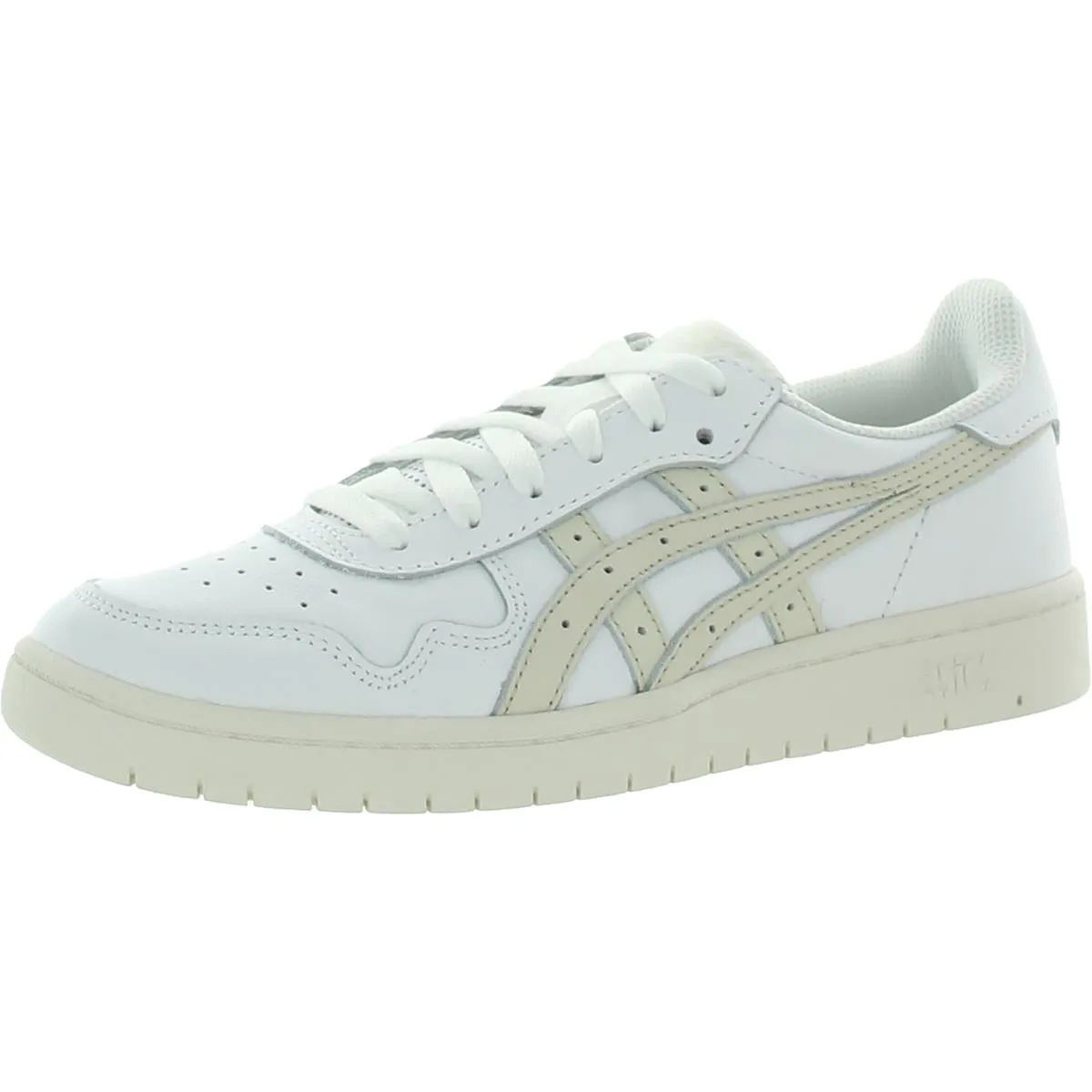 Asics Womens Japan S Faux Leather Flat Casual and Fashion Sneakers