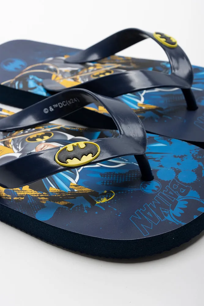 Batman Flip Flop Navy