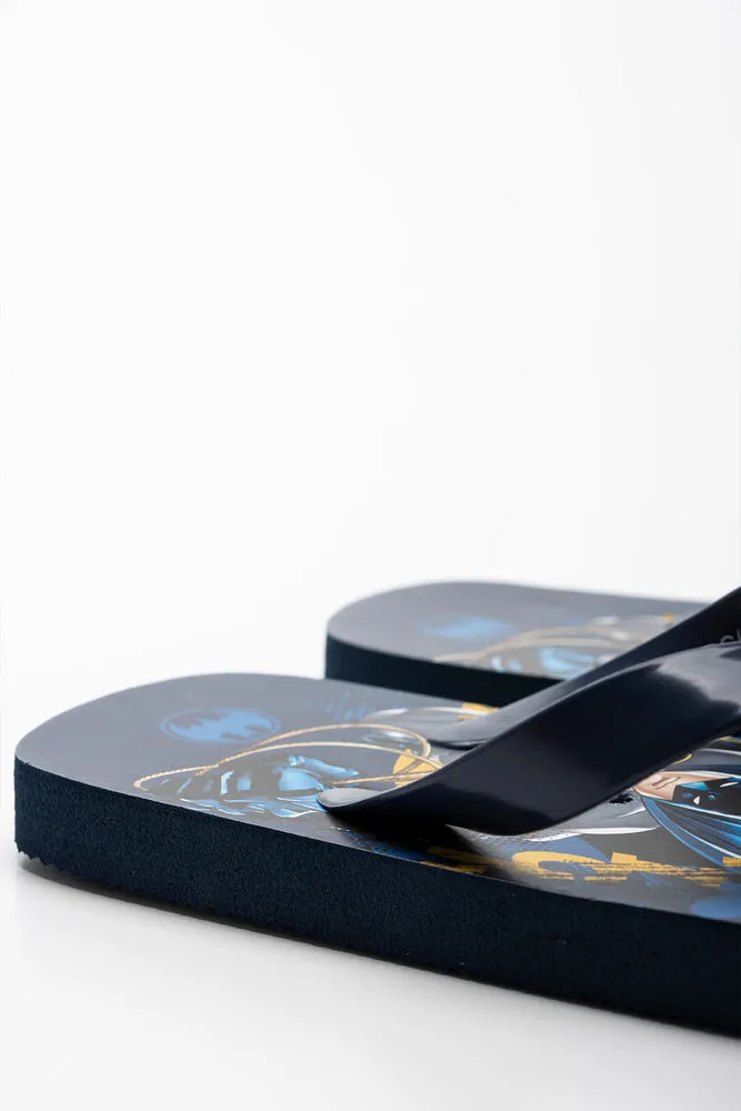 Batman Flip Flop Navy