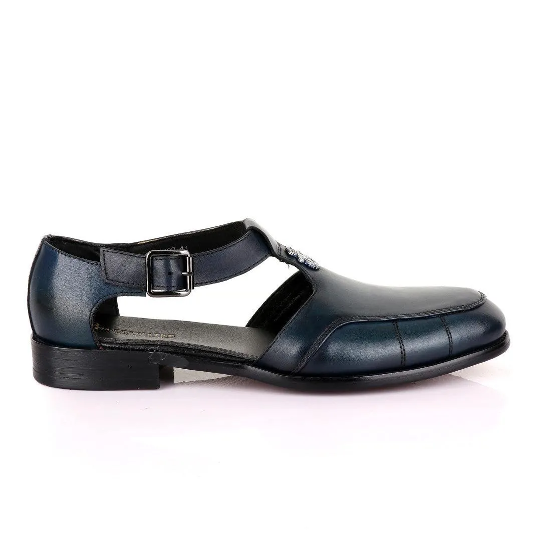 Billionaire Exotic Blue Cover Leather Sandal