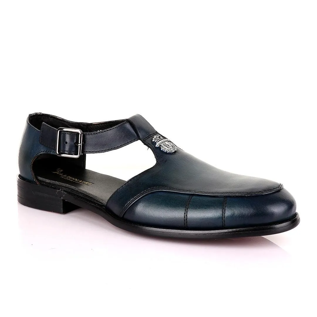 Billionaire Exotic Blue Cover Leather Sandal