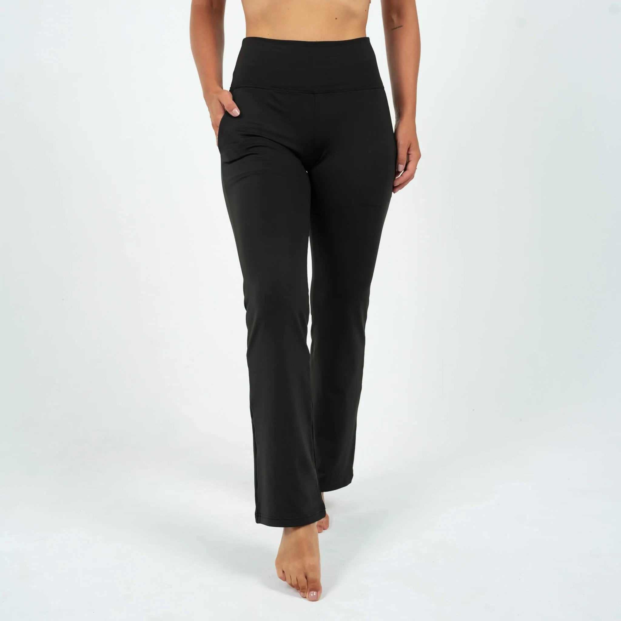 Black Everyday Straight Pant