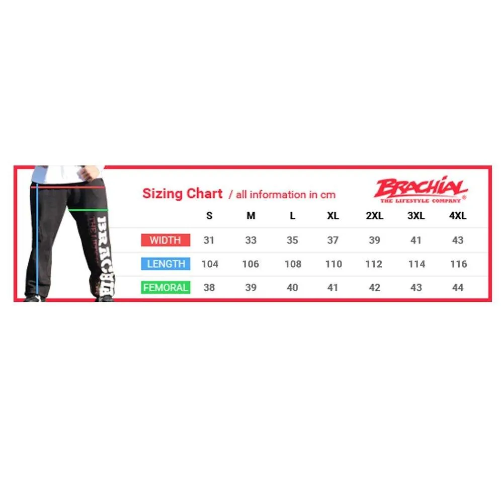 Brachial Tracksuit Trousers Gain - Black