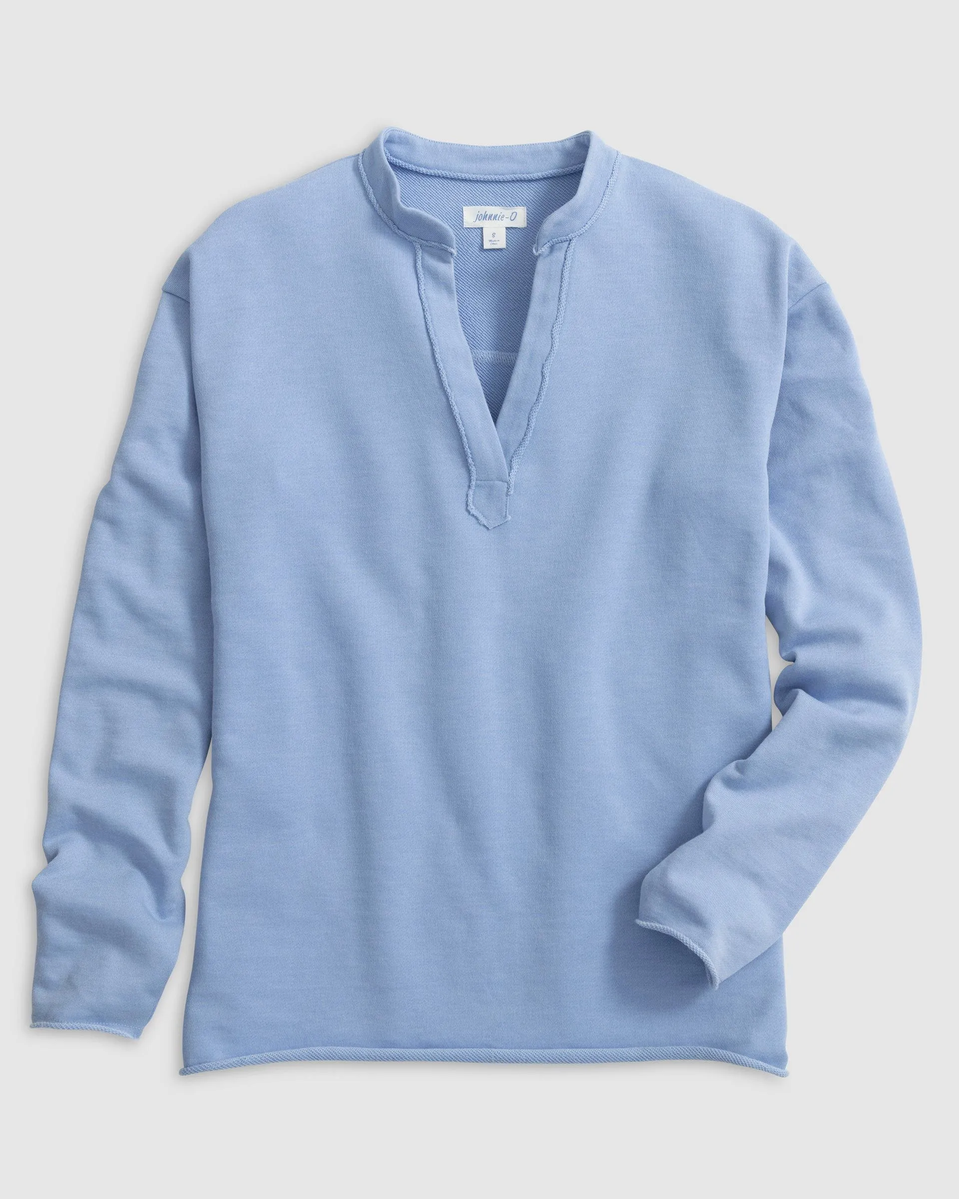 Camilla V-Neck Cotton Blend Pullover