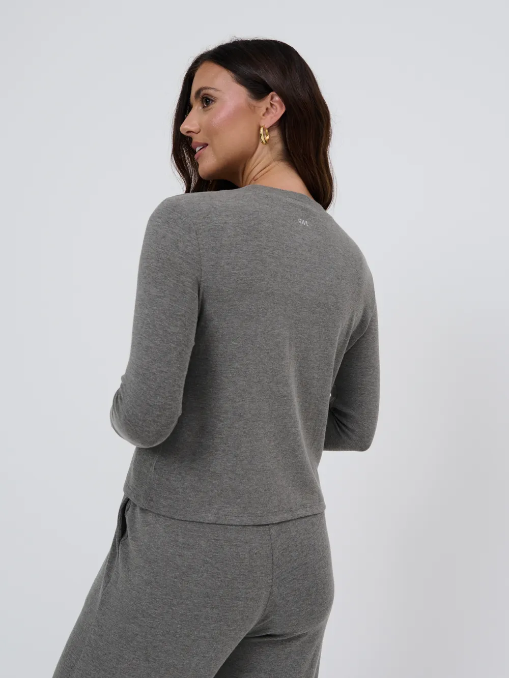 Capsule lounge cardigan-Grey