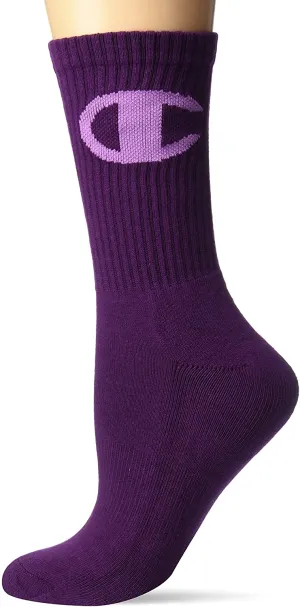 Champion LIFE Women's Big C Crew Sock