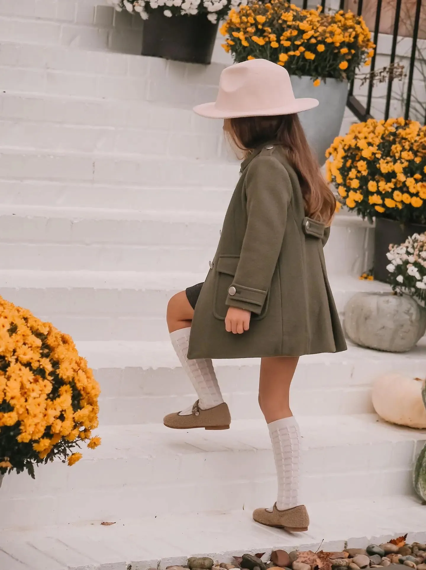 Charlotte- Taupe Bouclé Mary Jane Shoes