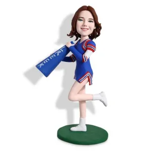 Charming Cheerleader Custom Figure Bobblehead