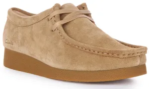 Clarks Wallabee Evo In Sand For Women