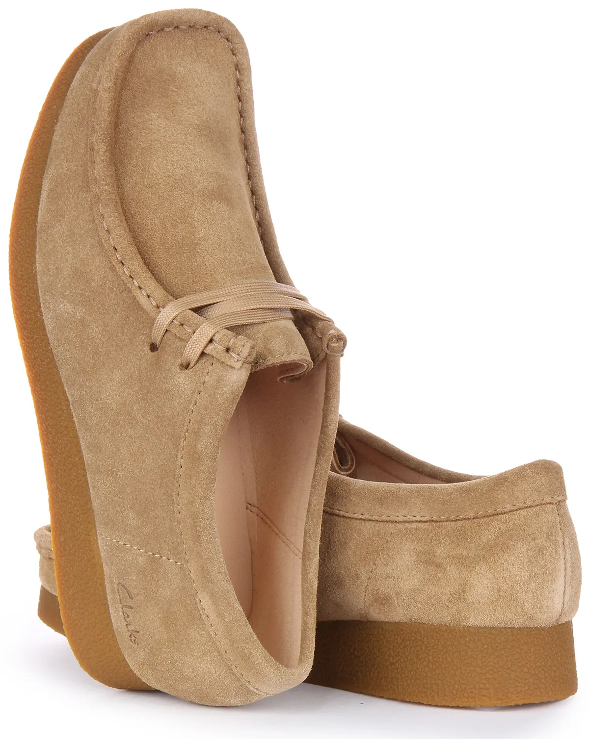 Clarks Wallabee Evo In Sand For Women