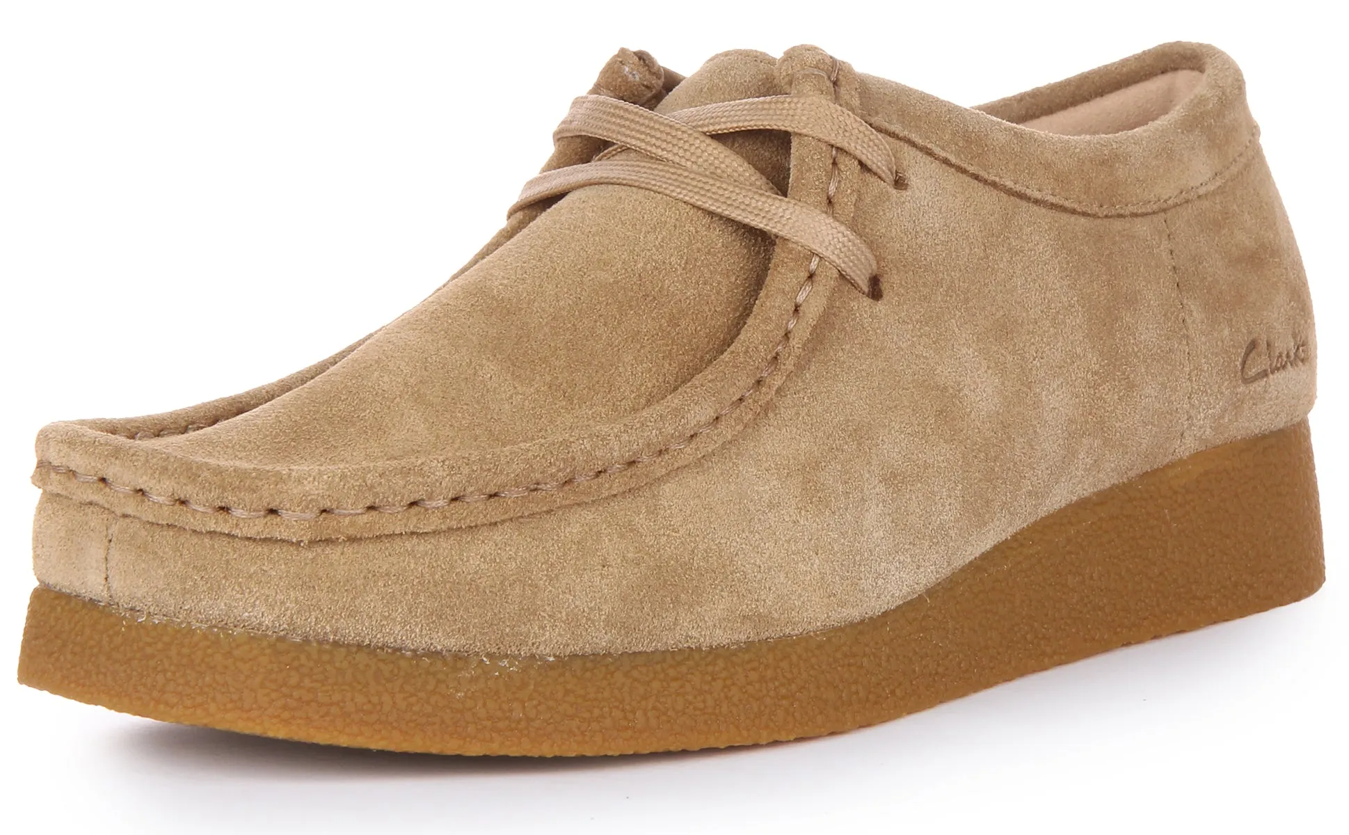 Clarks Wallabee Evo In Sand For Women