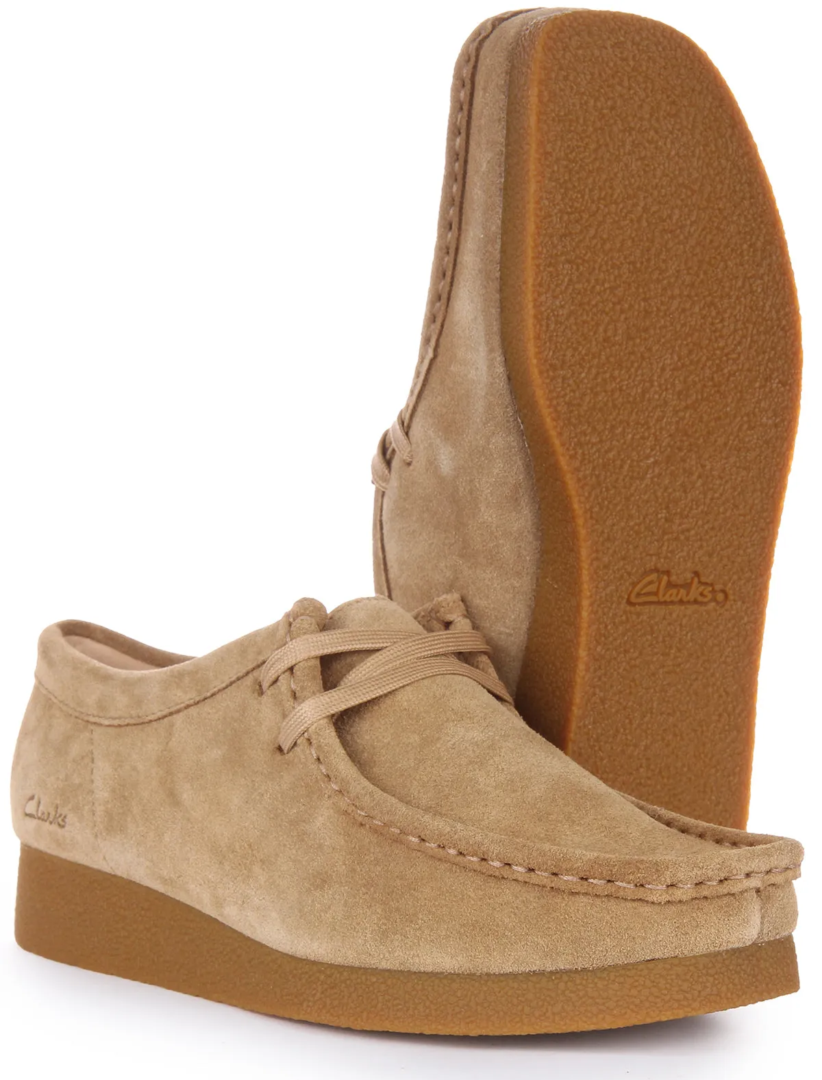 Clarks Wallabee Evo In Sand For Women