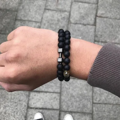 Classy Men Bracelet Matte Gym