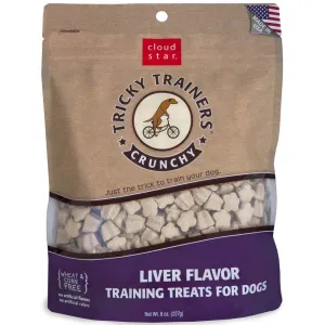 Cloud Star Crunchy Tricky Trainers Liver Dog Treats 227g