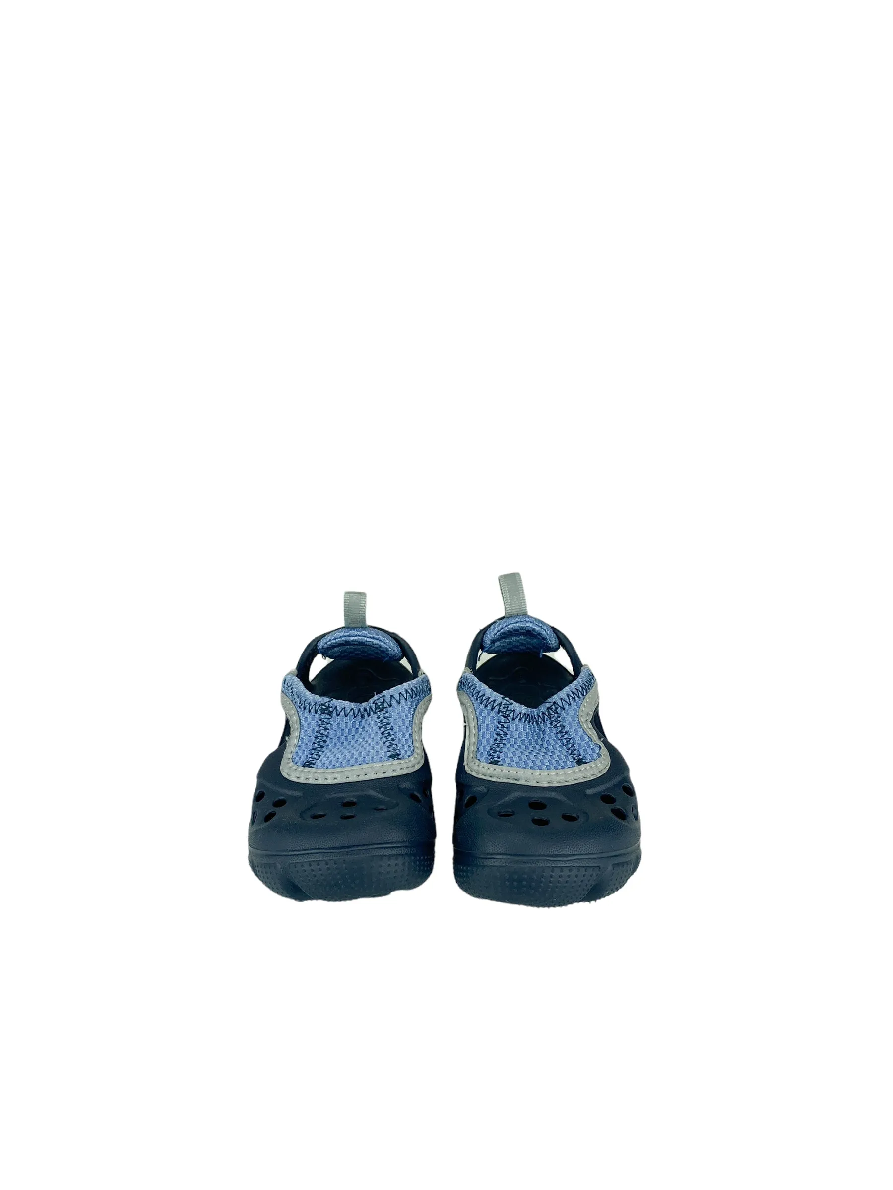 Crocs, Boy's Water Shoe Crocs, Navy/Light Blue, Size 6-7 (Approx. Age 2.5)