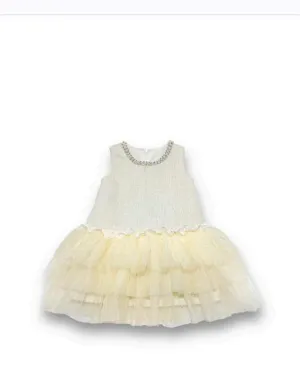 Doe A Dear - Tweed Tulle - Dress