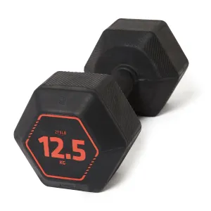 Dumbbells for strength training Crosstraining Hex Dumbbells 12.5 kg black CORENGTH, black