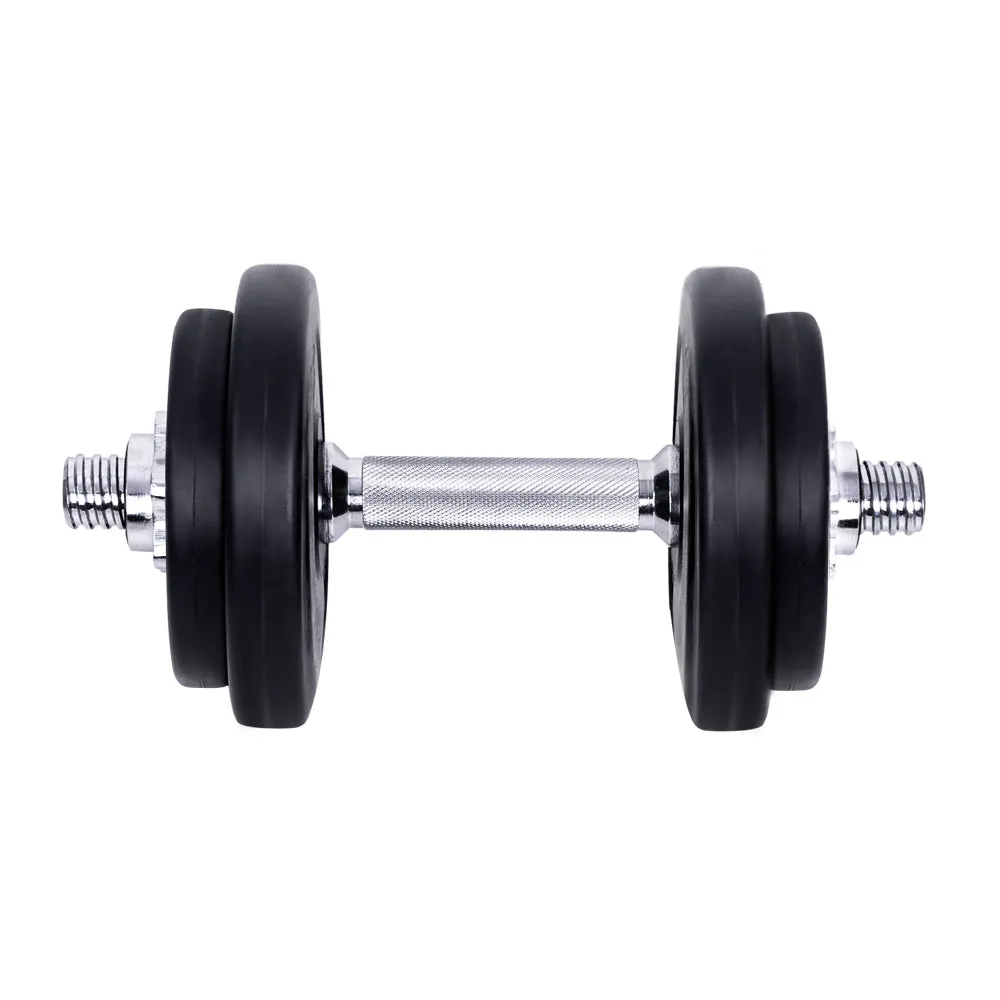 Dumbbells Set 20KG Weight Training Plates Home Gym Fitness Exercise Dumbbell