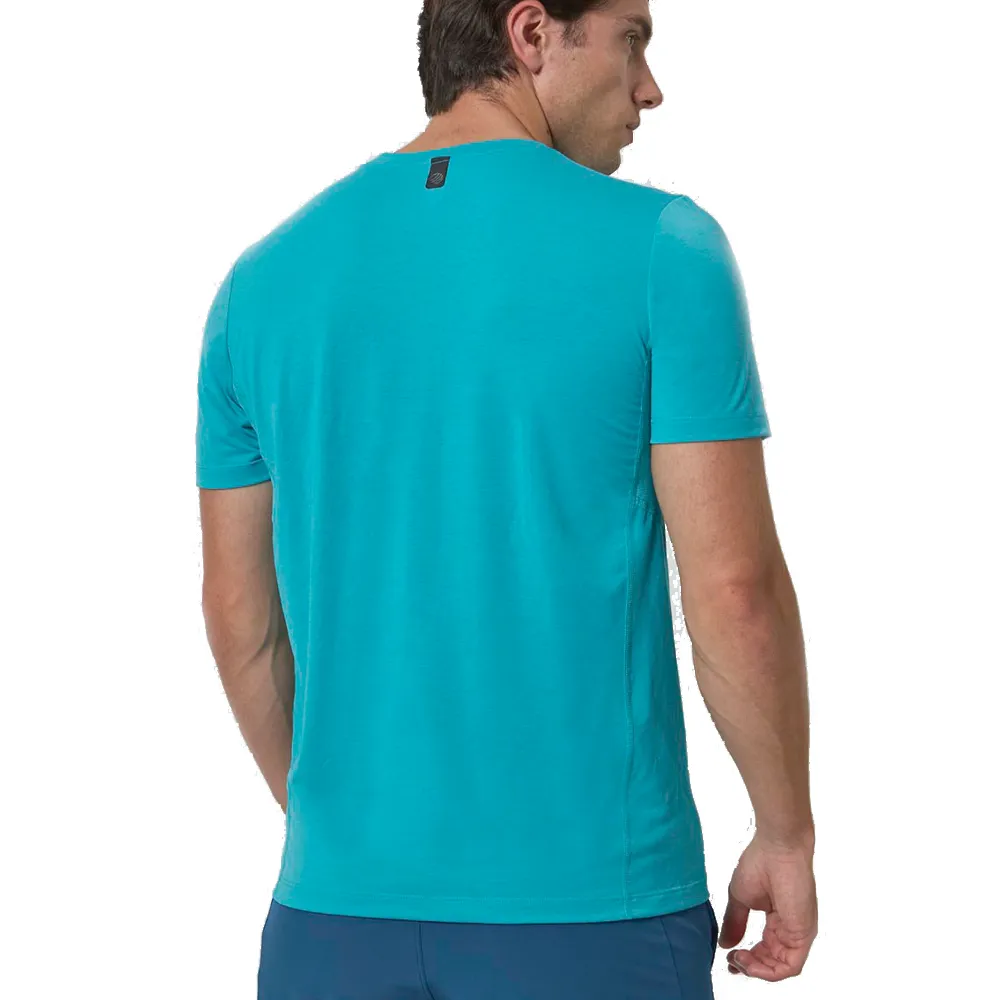 Dynamic T-Shirt With Underarm Mesh Panel - Bluebird