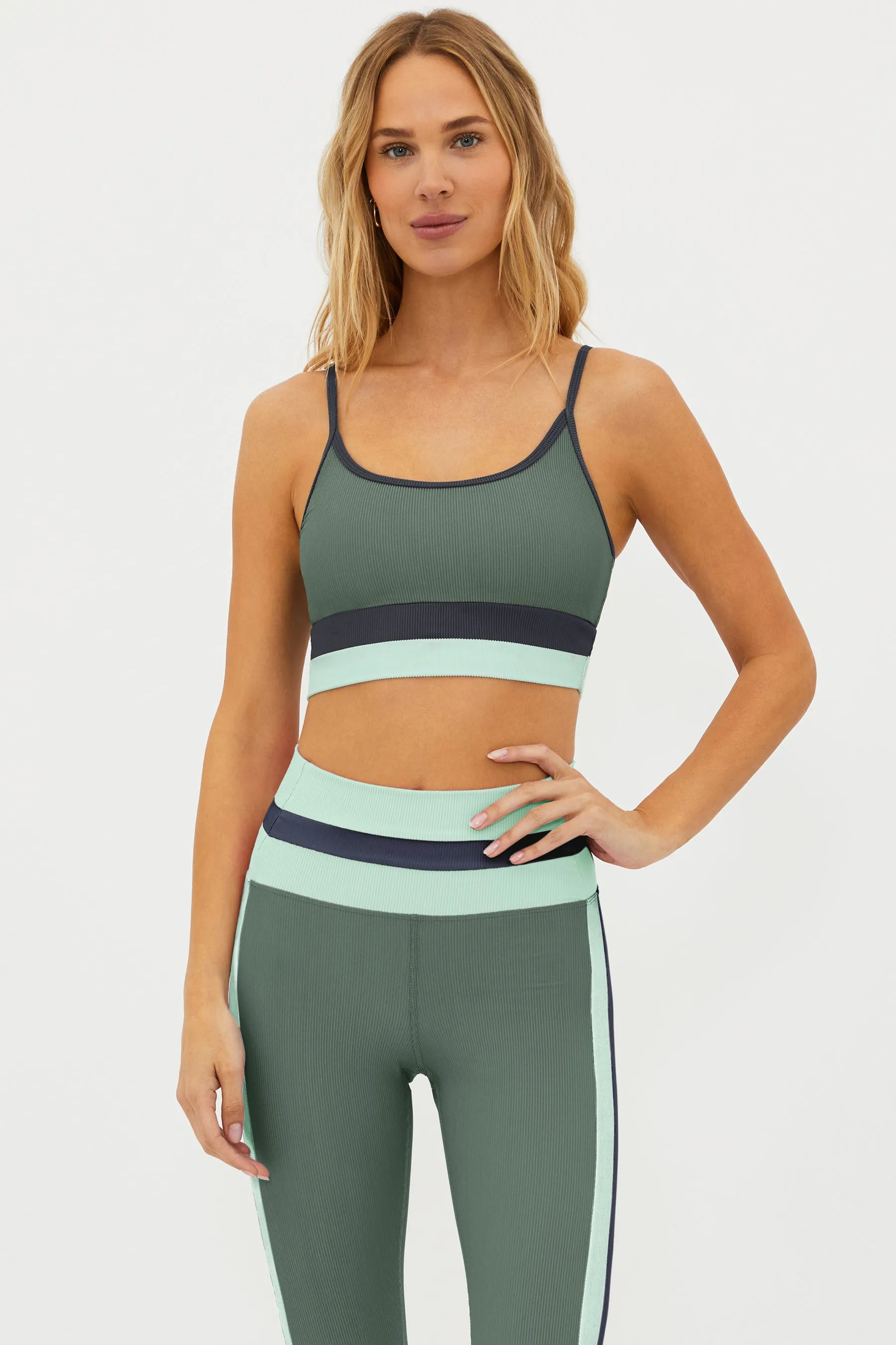 Eva Top Palm Paradise Colorblock