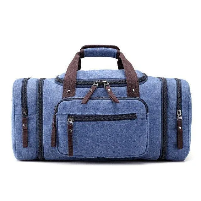 Extra Large Travel Canvas Duffle Bag Men Women