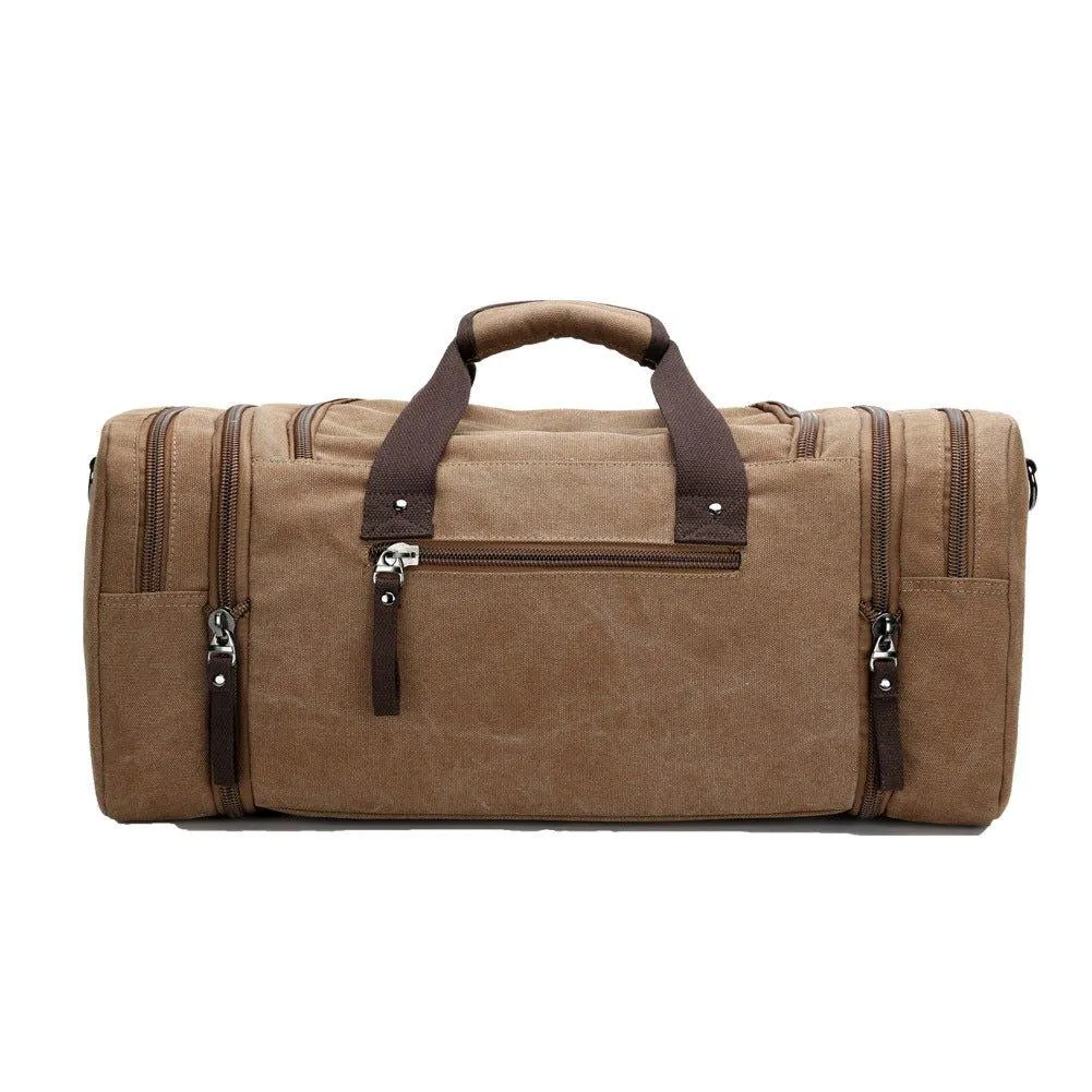 Extra Large Travel Canvas Duffle Bag Men Women