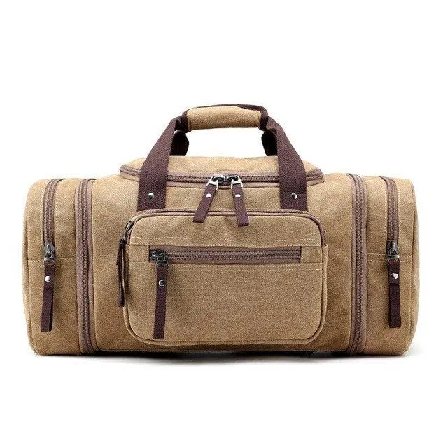 Extra Large Travel Canvas Duffle Bag Men Women