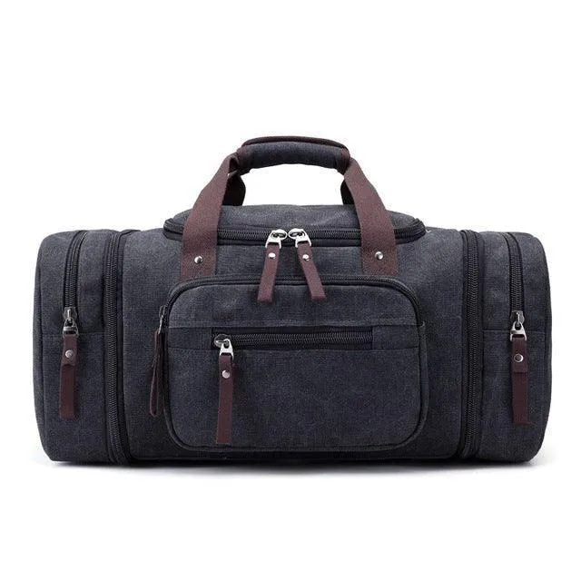 Extra Large Travel Canvas Duffle Bag Men Women