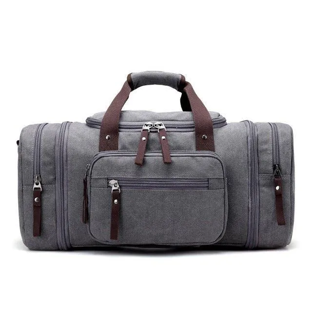 Extra Large Travel Canvas Duffle Bag Men Women