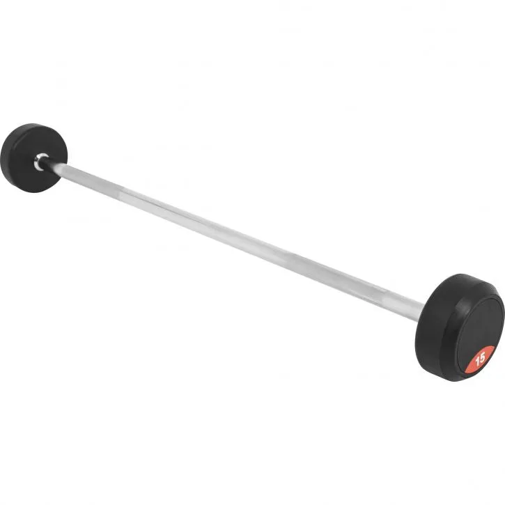 Fixed Rubber Barbell 15KG