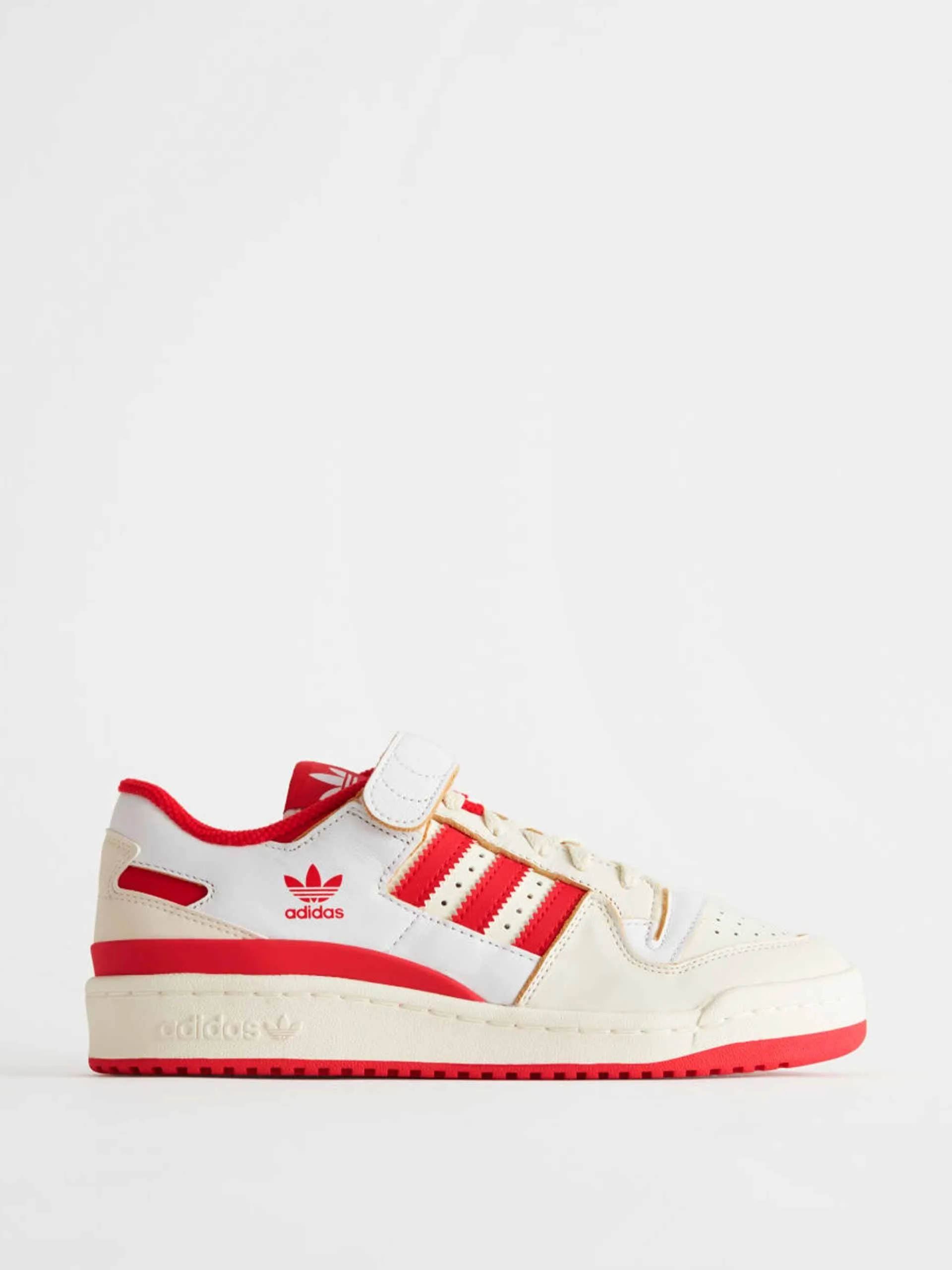 Forum Low red/white trainers