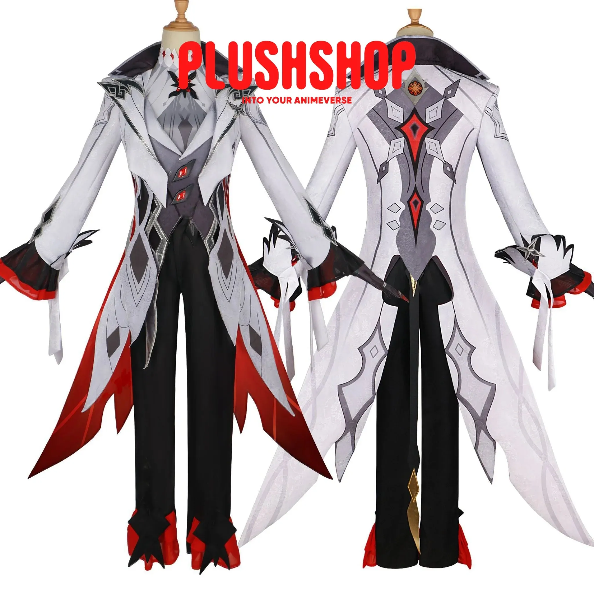 Genshin Impact Arlecchino Cosplay Costume Full Set