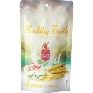 Greedy Dog Treats Healthy Teeth Cheese 80g