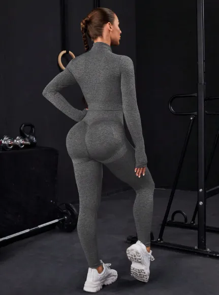 Gym Bunny Grey Eva 2 Piece Gym Set