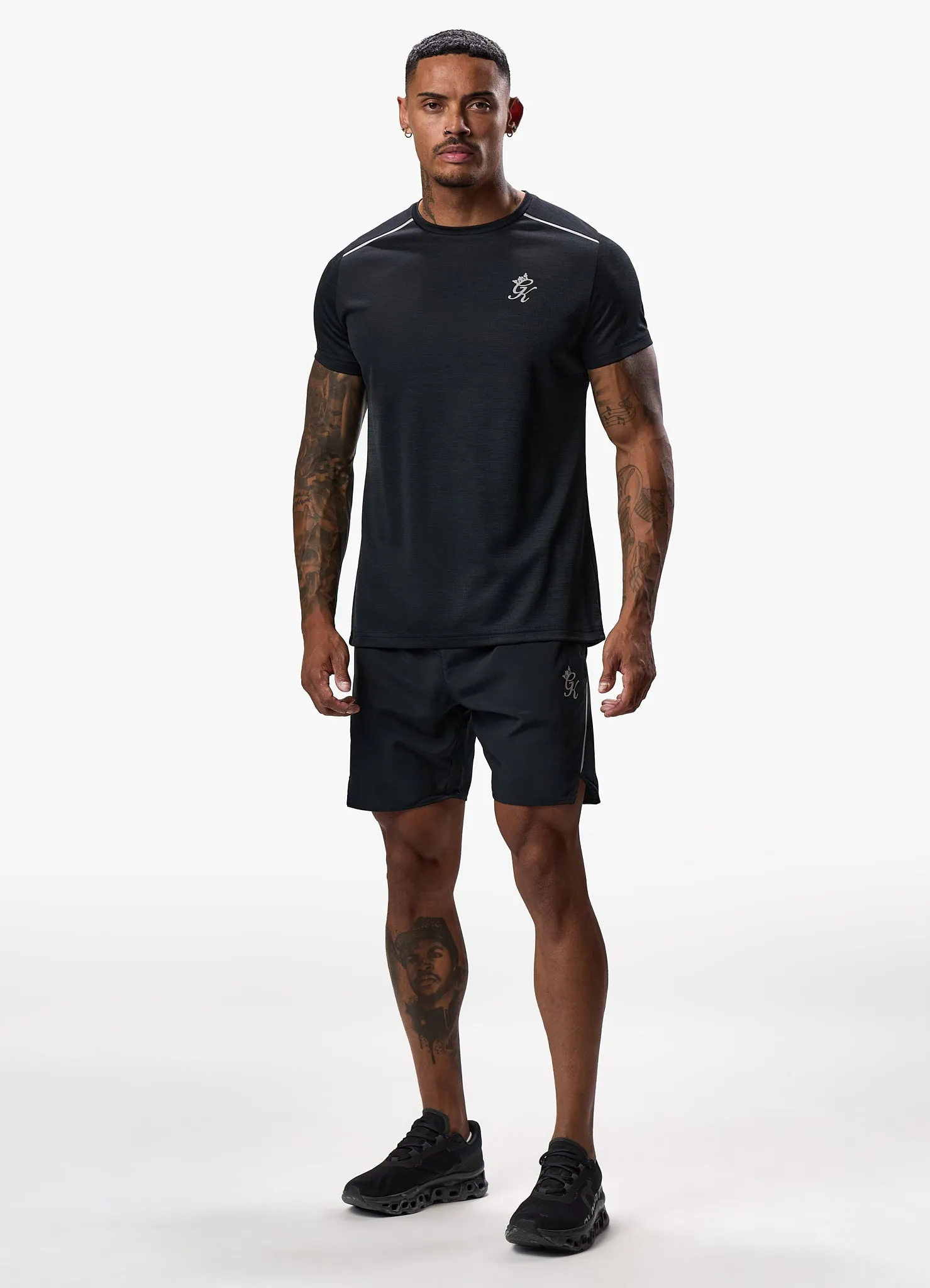 Gym King Element Tee - Black Marl