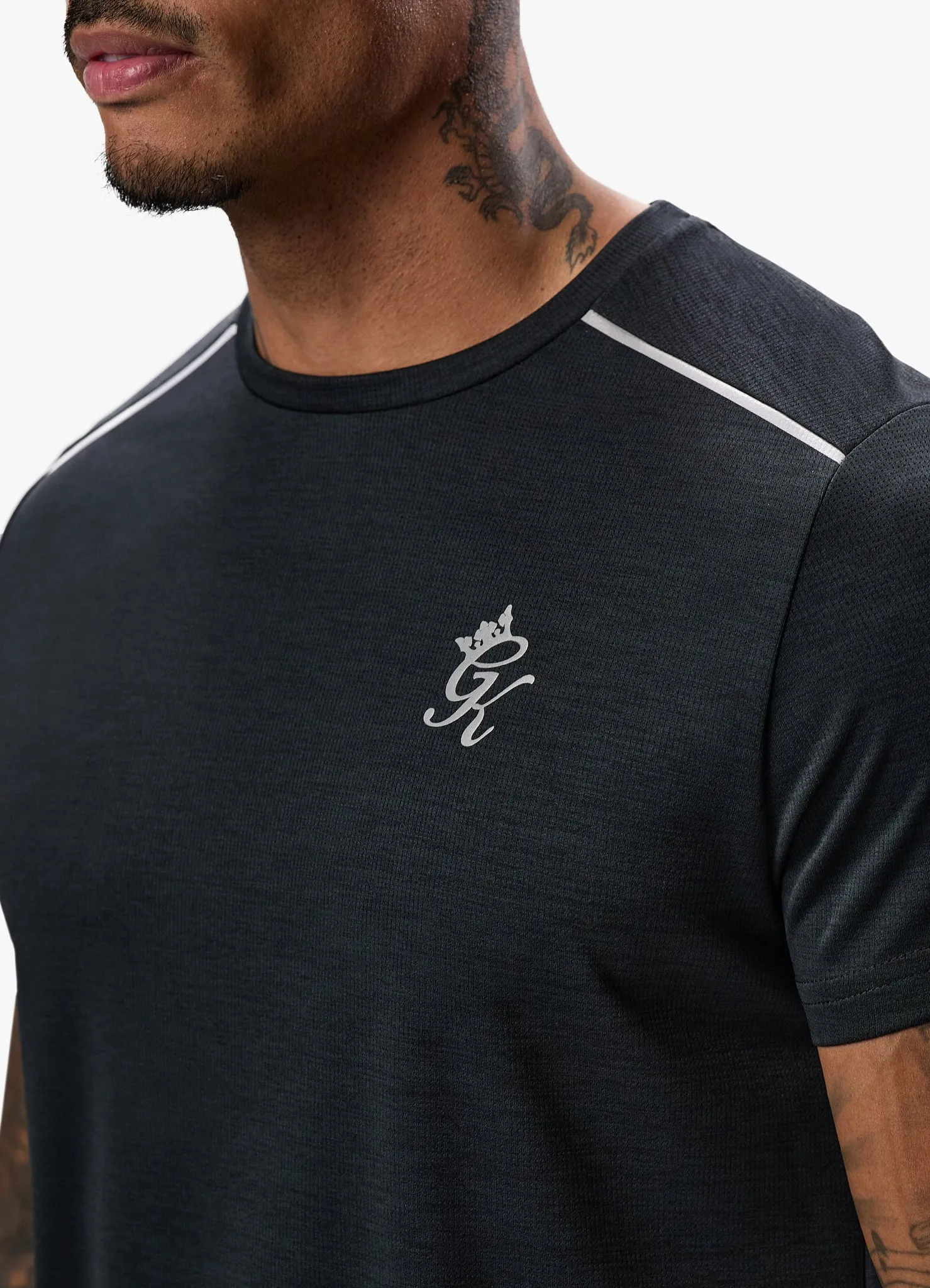 Gym King Element Tee - Black Marl